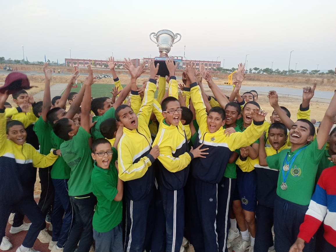 CHAMPIONS OF 1ST ATHELETIC MEET (PRITHVI HOUSE)